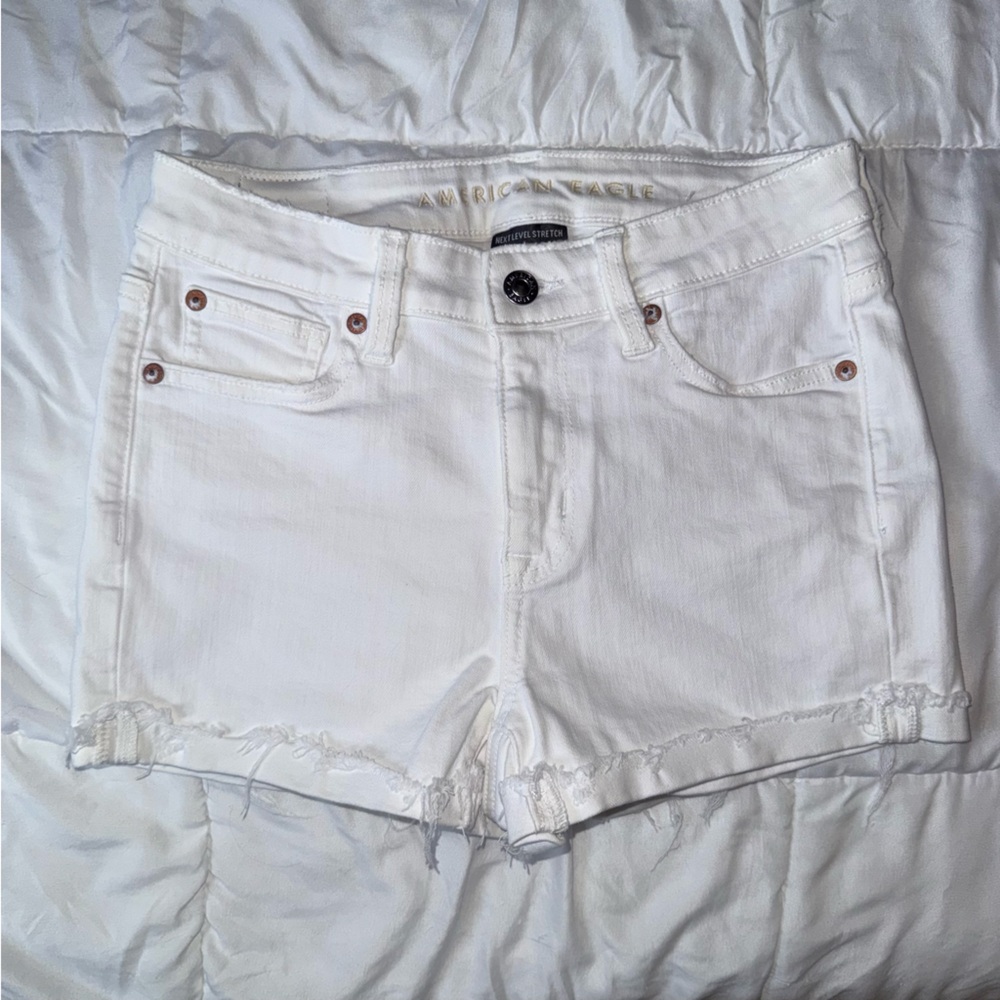 American Eagle Outfitters White Jean Shorts